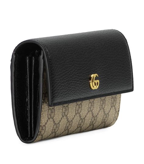 gucci wallet italy carryall gg|Gucci gg marmont continental wallet.